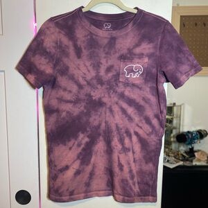 Upcycled Pink & Purple Tie Dye Ivory Ella Tee Small EUC